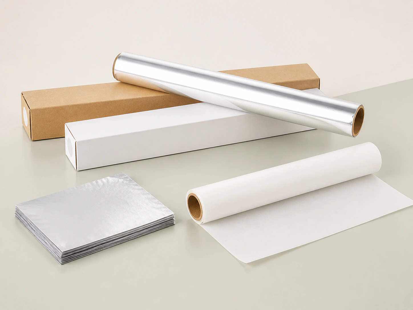 Foil, Wraps + Baking range illustration